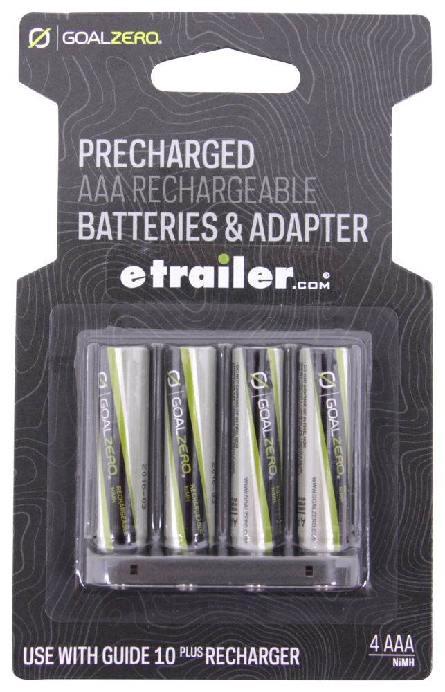 Goal Zero AAA Batteries - Rechargeable - Qty 4 Rechargeable Batteries 287-11407