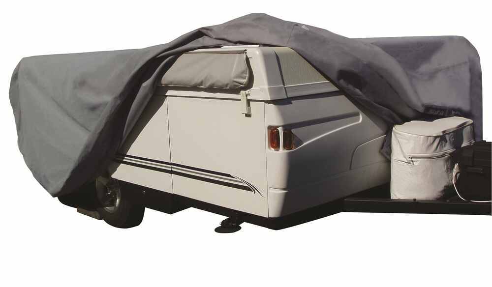 Adco SFS AquaShed RV Cover for Pop-Up Camper - Up to 10' Long - Gray Wet Climates 290-12291