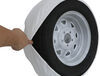 Adco Spare Tire Cover - 32-1/4" Diameter - Vinyl - White White 290-1752
