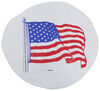 Adco American Flag Spare Tire Cover for 29" Diameter Tires - White - Qty 1 US Flag 290-1785
