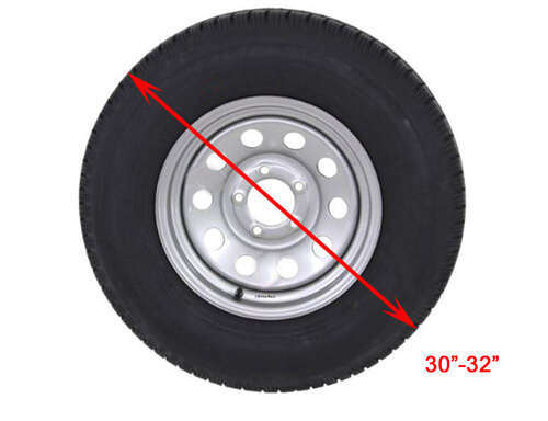 Renewed ADCO 3922 White Double Axle Tyre Gard Wheel Cover