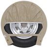 Adco Designer Tyre Gard RV Tire Covers for 18" to 22" Tires - Single Axle - Tan - Qty 4 Tan 290-3965