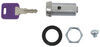 compartment door lock core only replacement cam cylinder for rvs - keyed alike option stainless steel 1-3/8 inch long