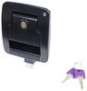 compartment door slam latch global link rv baggage with keyed alike option - black 1-1/2 inch thick