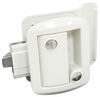 Global Link RV Entry Door Locking Latch Kit with Keyed Alike Option - White Slam Latch 295-000021