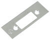 Global Link Replacement Edge Plate for RV Entry Doors - Steel Strike Plate 295-000023
