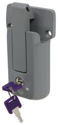Global Link Vise Lock for Cam-Action Door Latch - Keyed Alike Option - Silver - 295-000025