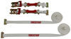 trailer 1-1/8 - 2 inch wide shockstrap e track ratchet tie-down w shock absorbers 1-1/2 x 20' 1 000 lbs qty