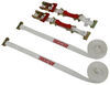 ShockStrap E Track Ratchet Tie-Down w Shock Absorbers - 1-1/2" x 20' - 1,000 lbs - Qty 2 851 - 1200 lbs 297-20ETBB-2