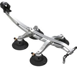 SeaSucker Komodo Bike Rack for 1 Bike - Fork Mount - Vacuum Cup Mounted - Silver                    