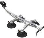 SeaSucker Komodo Bike Rack for 1 Bike - Fork Mount - Vacuum Cup Mounted - Silver                    