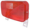 tail lights non-submersible bargman trailer light w/ license bracket - 6 function white base red and clear lens