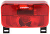 Bargman Tail Light w/ License Bracket - 5 Function - Incandescent - Black Base - Red/Clear Lens