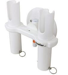 Suction Cup Mount White Fishing Rod Holders