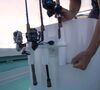 0  rod holders 3 rods seasucker pro series holder - vacuum mount white