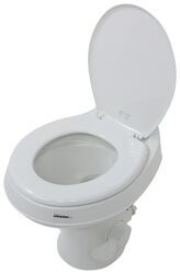 Dometic 300 Weekender RV Toilet - Standard Height - Round Bowl - White Polypropylene - DOM64FR