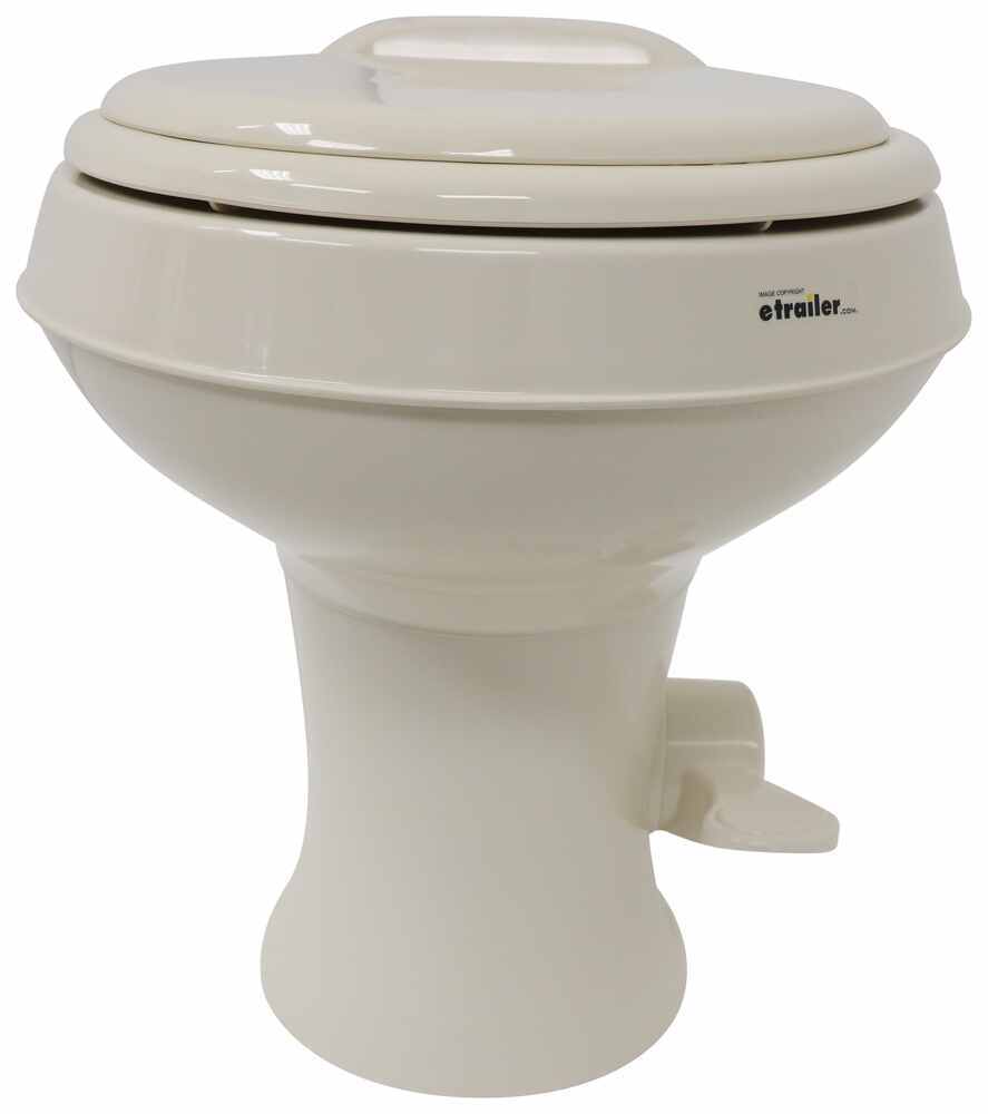 Dometic 300 Weekender RV Toilet - Standard Height - Round Bowl - Tan  Polypropylene Dometic RV Toilets DOM74FR