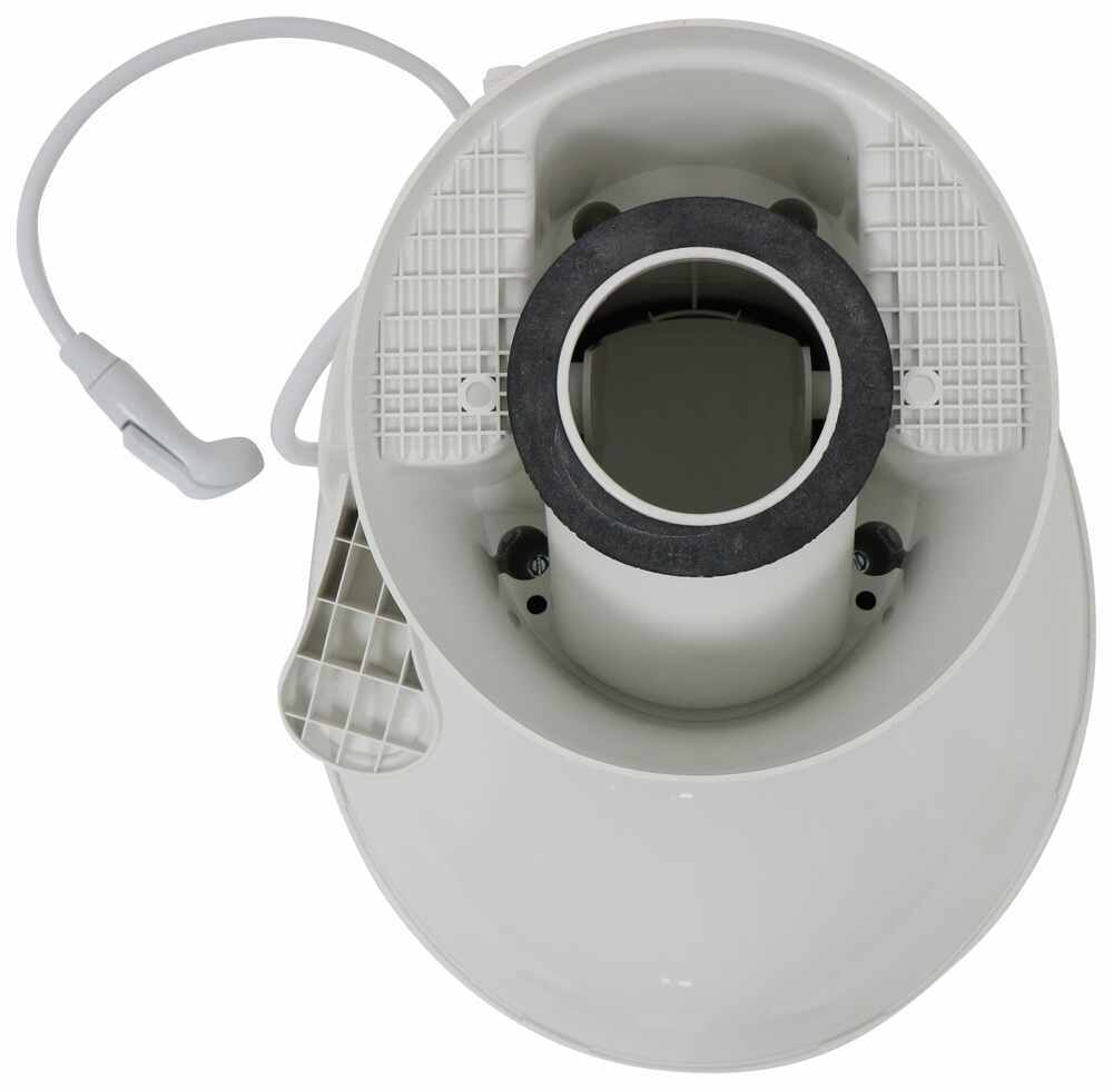 Dometic Weekender Rv Toilet W Hand Sprayer Standard Height Round Bowl White Polypropylene Dometic Rv Toilets Dom84fr