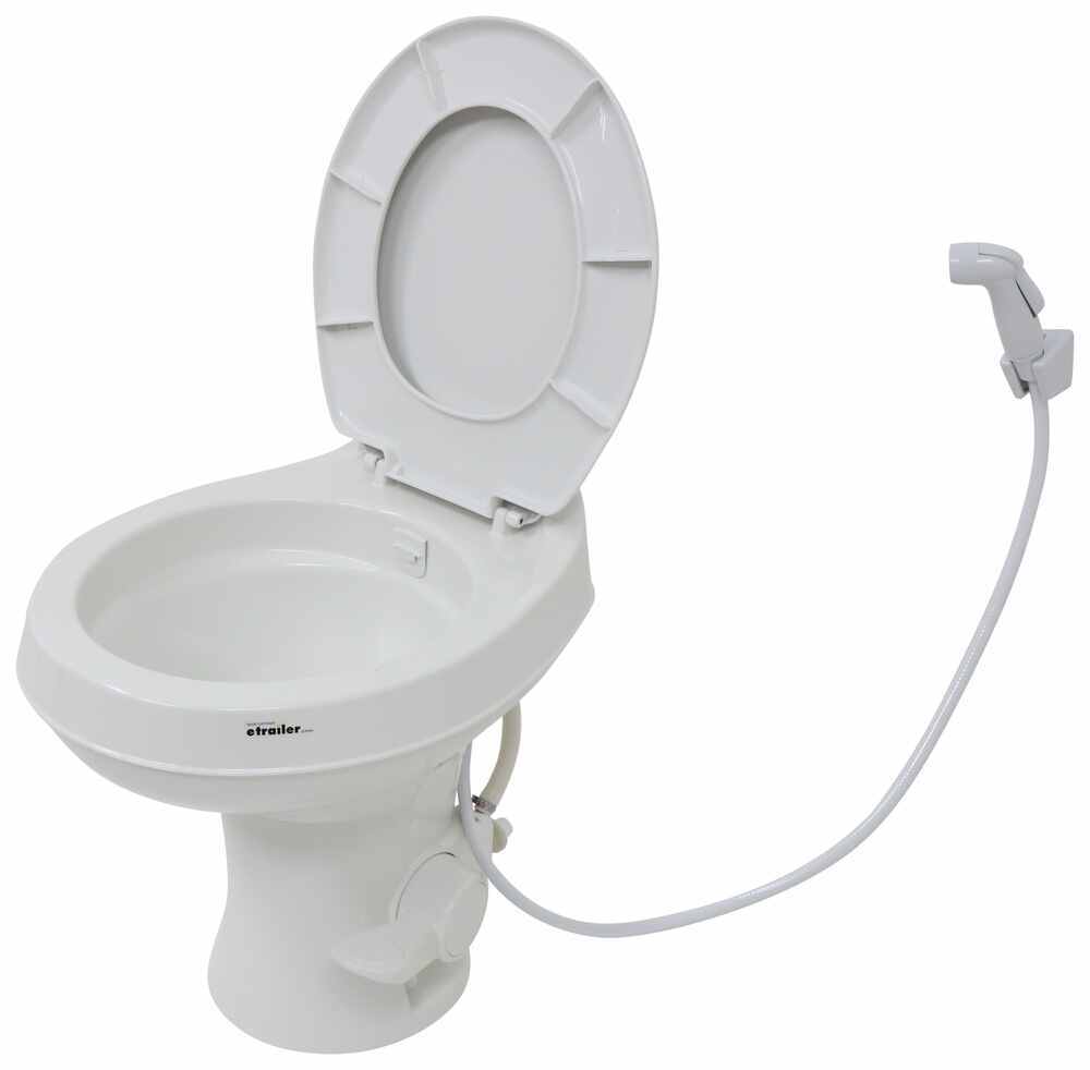Toilets Fittings Parts Motors Dometic 300 Series Standard Height Toilet W Hand Spray White Royabazaar Com