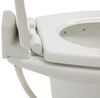 standard height round dometic 310 part-timer rv toilet - bowl slow close lid white ceramic
