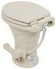 standard height slow close lid dometic 310 part-timer rv toilet - round bowl tan ceramic