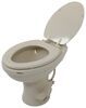 Dometic 320 Full-Timer RV Toilet - Standard Height - Elongated Bowl - Tan Ceramic
