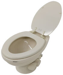 Dometic 321 Full-Timer RV Toilet - Low Profile - Elongated Bowl - Tan Ceramic