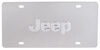Stainless Steel License Plate Jeep Chrome Full Plate 302535