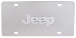 Stainless Steel License Plate Jeep Chrome - 302535