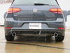 2018 volkswagen golf  custom fit hitch ecohitch stealth trailer receiver - 2 inch