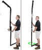 field dressing tools game hoist viking solutions rack jack ii w/ winch - 2 inch hitch mount steel 300 lbs
