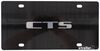 oem cts ebony finished stainless steel license plate chrome