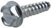 screws sheet metal screw zinc - 8 x 3/4 inch indented hex washer head slotted drive