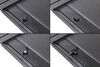 retractable - manual pace edwards jackrabbit hard tonneau cover w explorer rails aluminum and vinyl black