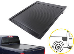 Pace Edwards JackRabbit Retractable Hard Tonneau Cover w Explorer Rails - Aluminum and Vinyl - Black