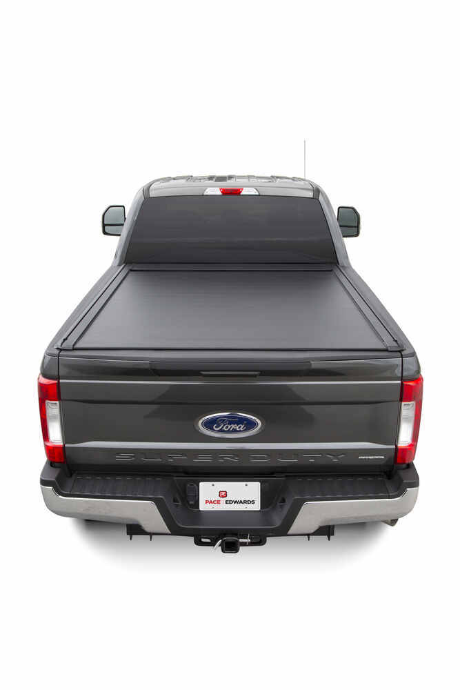 Pace Edwards Ultragroove Retractable Hard Tonneau Cover Electric Aluminum Matte Black Pace