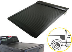 Pace Edwards Switchblade Retractable Hard Tonneau Cover - Aluminum and Vinyl - Black