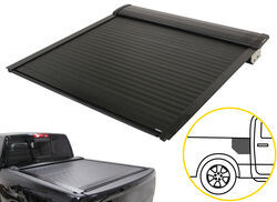 Pace Edwards Switchblade Retractable Hard Tonneau Cover - Aluminum and Vinyl - Black - 311-SWDA24A55