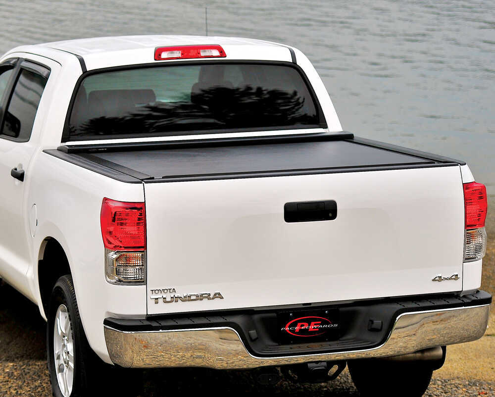 2011 Toyota Pace Edwards Switchblade Retractable Hard Tonneau Cover Aluminum and Vinyl