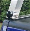 0  truck bed fixed height pace edwards bedlocker retractable hard tonneau cover w/ utility rig ladder rack - electric