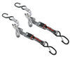 6 - 10 feet long 0 1 inch wide master lock cam buckle straps w strap traps and spring clip hooks inchx6' 400 lbs qty 2