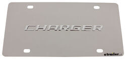 Stainless Steel License Plate Charger Chrome