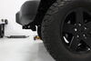 2017 jeep wrangler unlimited  custom fit hitch on a vehicle
