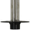 pedestal table octagonal boat - recessed flush mount 19-3/8 inch diameter high-impact plastic ivory