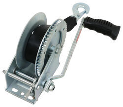 Single-Speed Boat Trailer Winch with 20' Strap - 1,800 lbs - 315-W1800D
