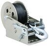 standard hand winch ratcheting crank 2-speed boat trailer with 20' strap - 2 000 lbs