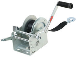 2-Speed Boat Trailer Winch with 20' Strap - 2,500 lbs