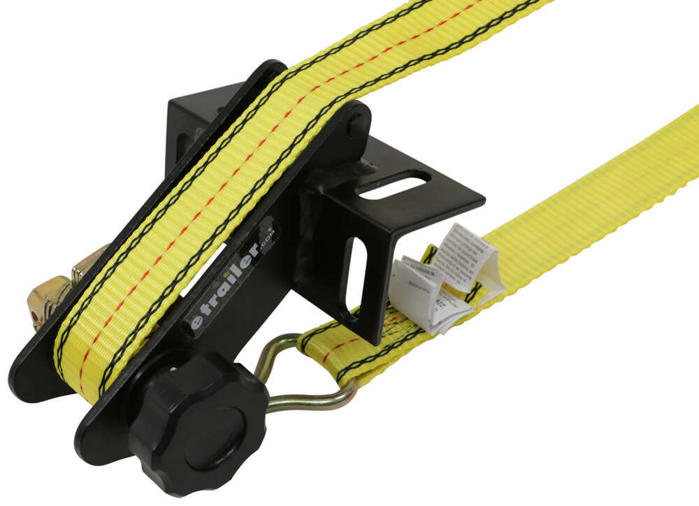 PROGRIP 198010 Truck Rack Tie Down Top Loader Strap with J-Hooks and Adapter
