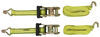 ProGrip Ratchet Tie-Down Straps - Double-J Hooks - 1-1/2" x 15' - 1,333 lbs - Qty 2 Double-J Hooks 317-340720