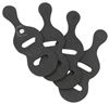 atv-utv tie downs motorcycle down straps ratchet progrip hook up s-hook holder for tie-down and tow - 3-3/4 inch long qty 4